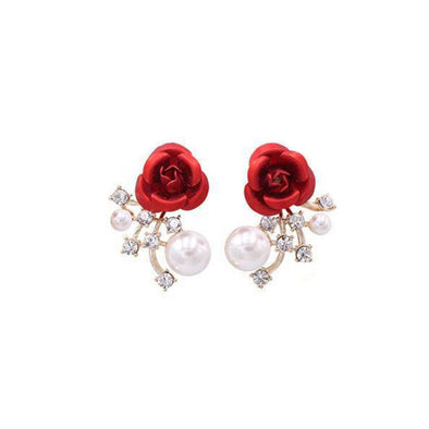 S&Y Rose Corsage Stud Earrings