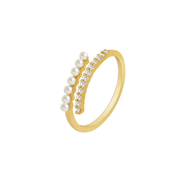 Pearl Line Ring