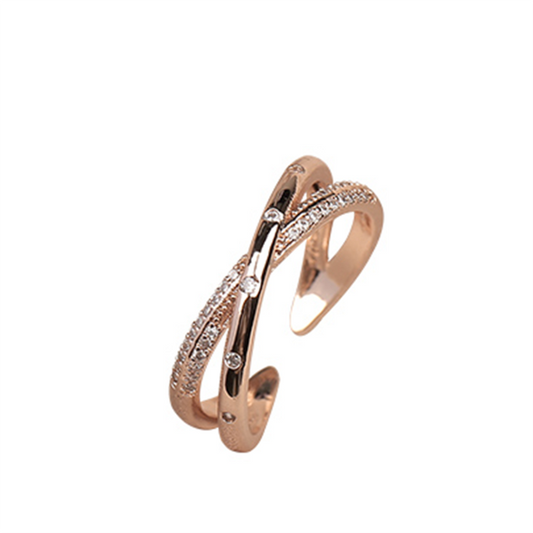 Crossed Lovers Ring