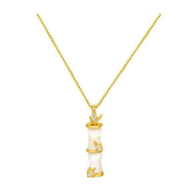 Bamboo Pendant Necklace