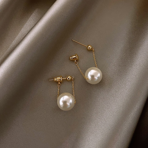 S&Y Pearl Statement Earrings