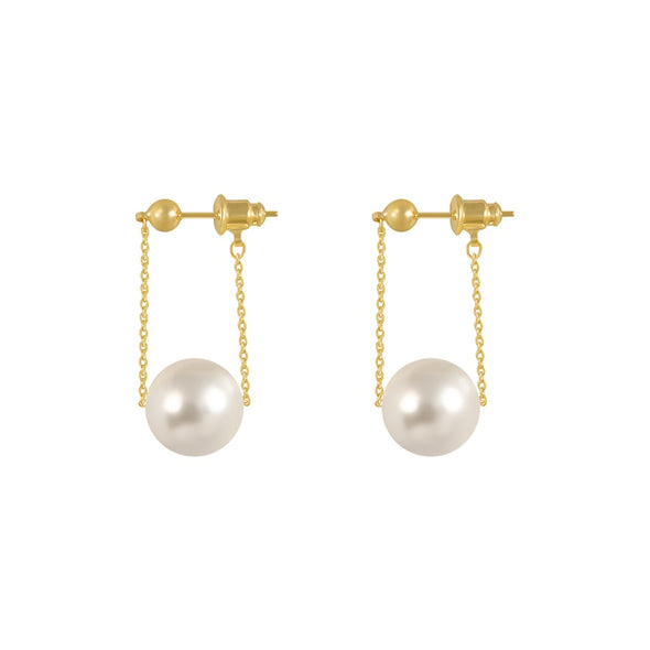 S&Y Pearl Statement Earrings