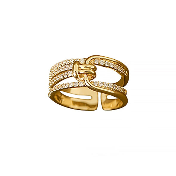 Doubt Knot Clasp Ring