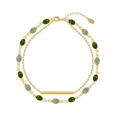 Royal Green Stone Bracelet