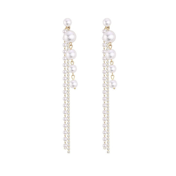 S&Y Dynamic Pearl Drop Earrings