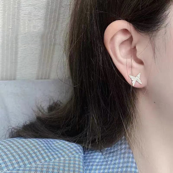 Na Bi's Wand Asymmetrical Earrings