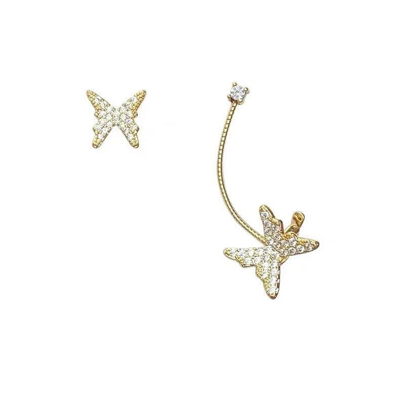 Na Bi's Wand Asymmetrical Earrings