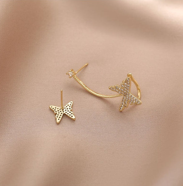 Na Bi's Wand Asymmetrical Earrings