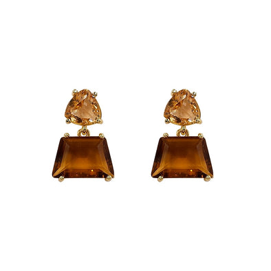 J&S Precious Stone Earrings