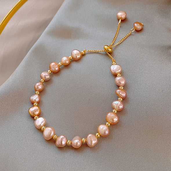 Natural Pink Stones Bracelet