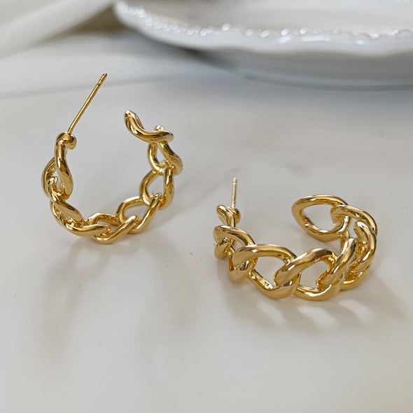 First Date Hoop Earrings