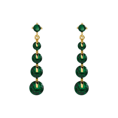 Ara's Royal Heir Green Stone Earrings
