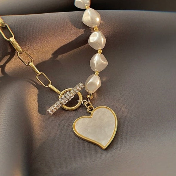 Young Love Gold Clasp Necklace