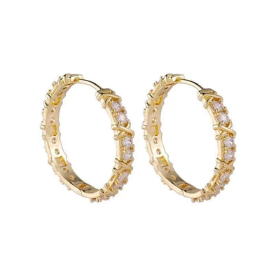 J&S Reflection Hoop Earrings