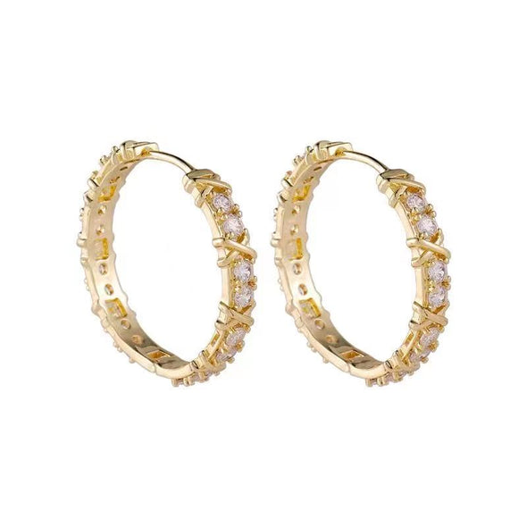 J&S Reflection Hoop Earrings