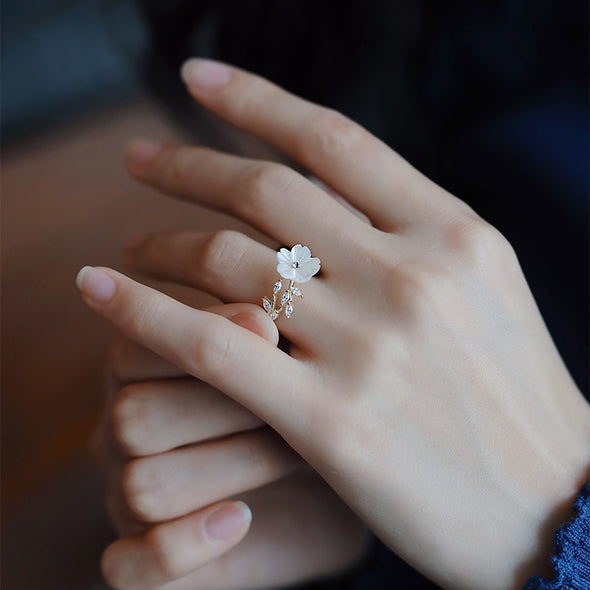 White Garden Ring