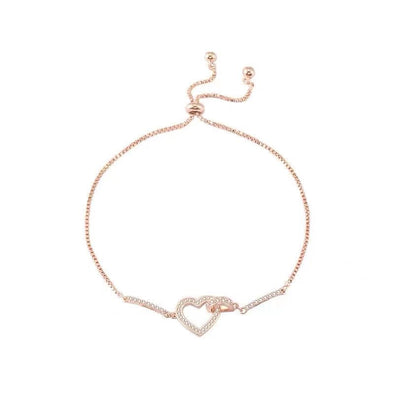 One Heart Pendant Bracelet