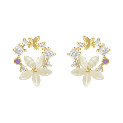 Daisy Garland Stud Earrings