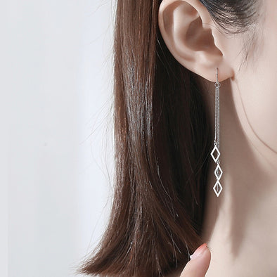 Geometric Nature Line Earrings