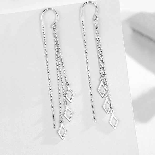 Geometric Nature Line Earrings