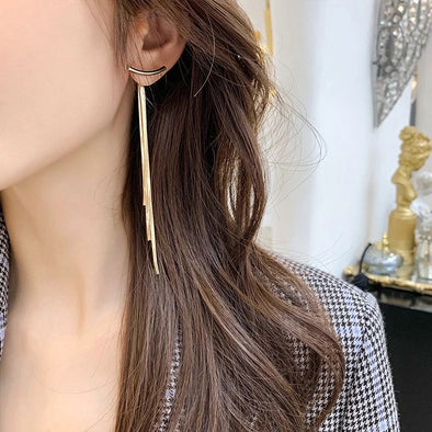 S&Y Third Thread Statement Earrings