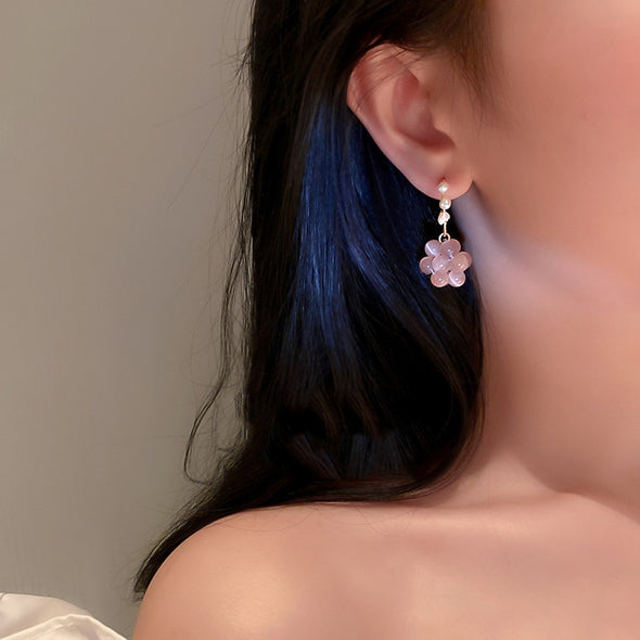 Ara's Natural Berry Stone Earrings