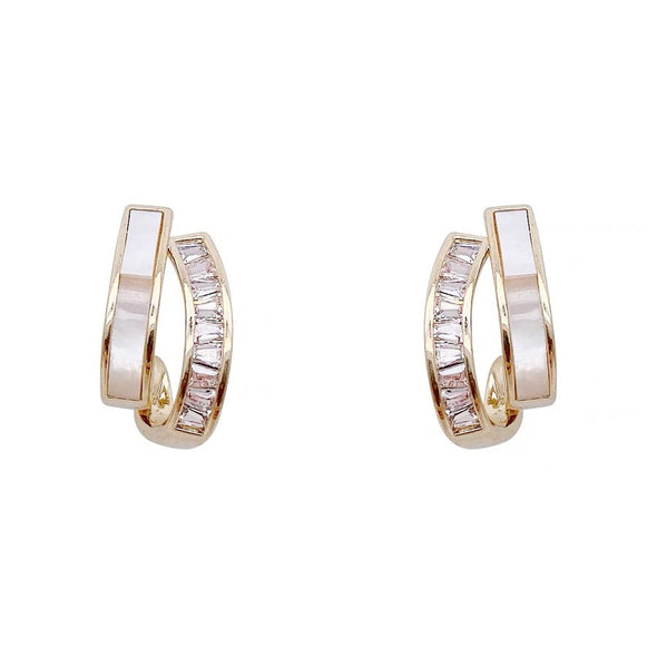 Classic Double Arc Set Earrings