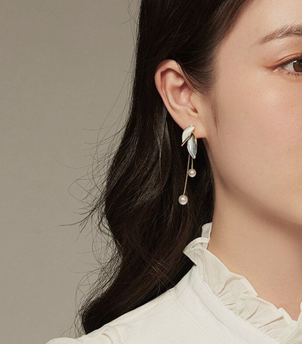 J&S Two Style Drop Earrings