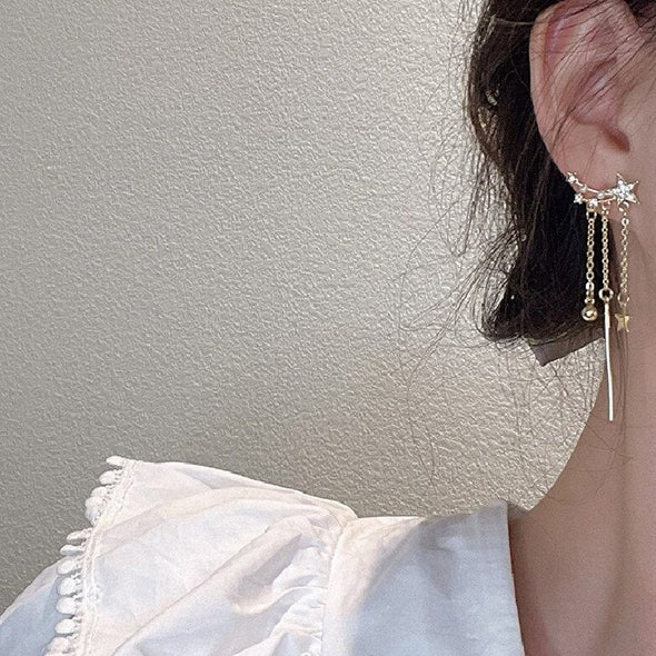 Tassels and Stars Set Earrings