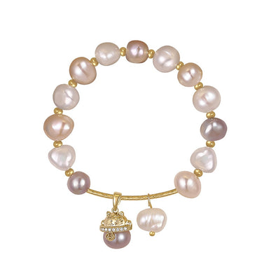 Natural Pearl Pattern Bracelet