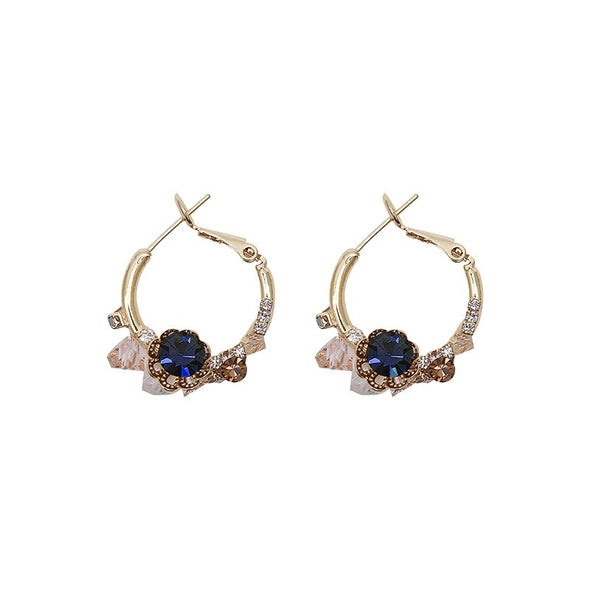 Ha Rin's Small Stone Collection Earrings